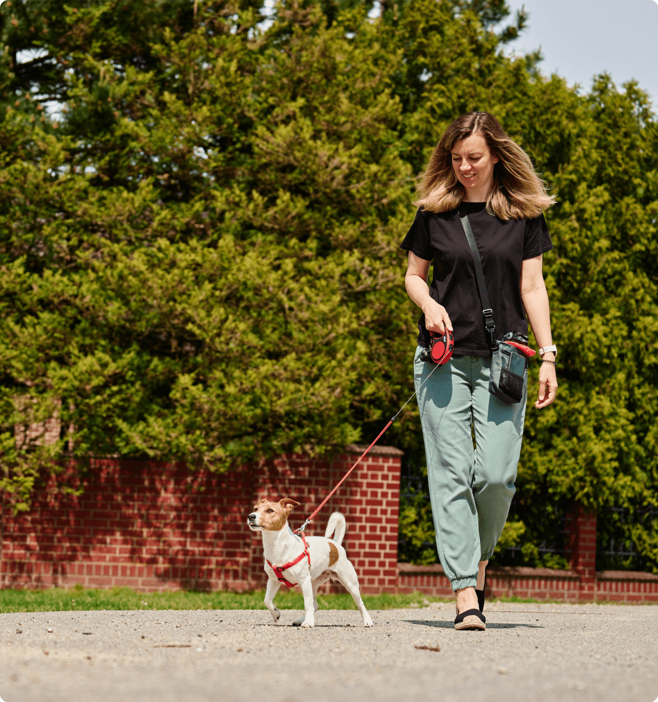 women with dog